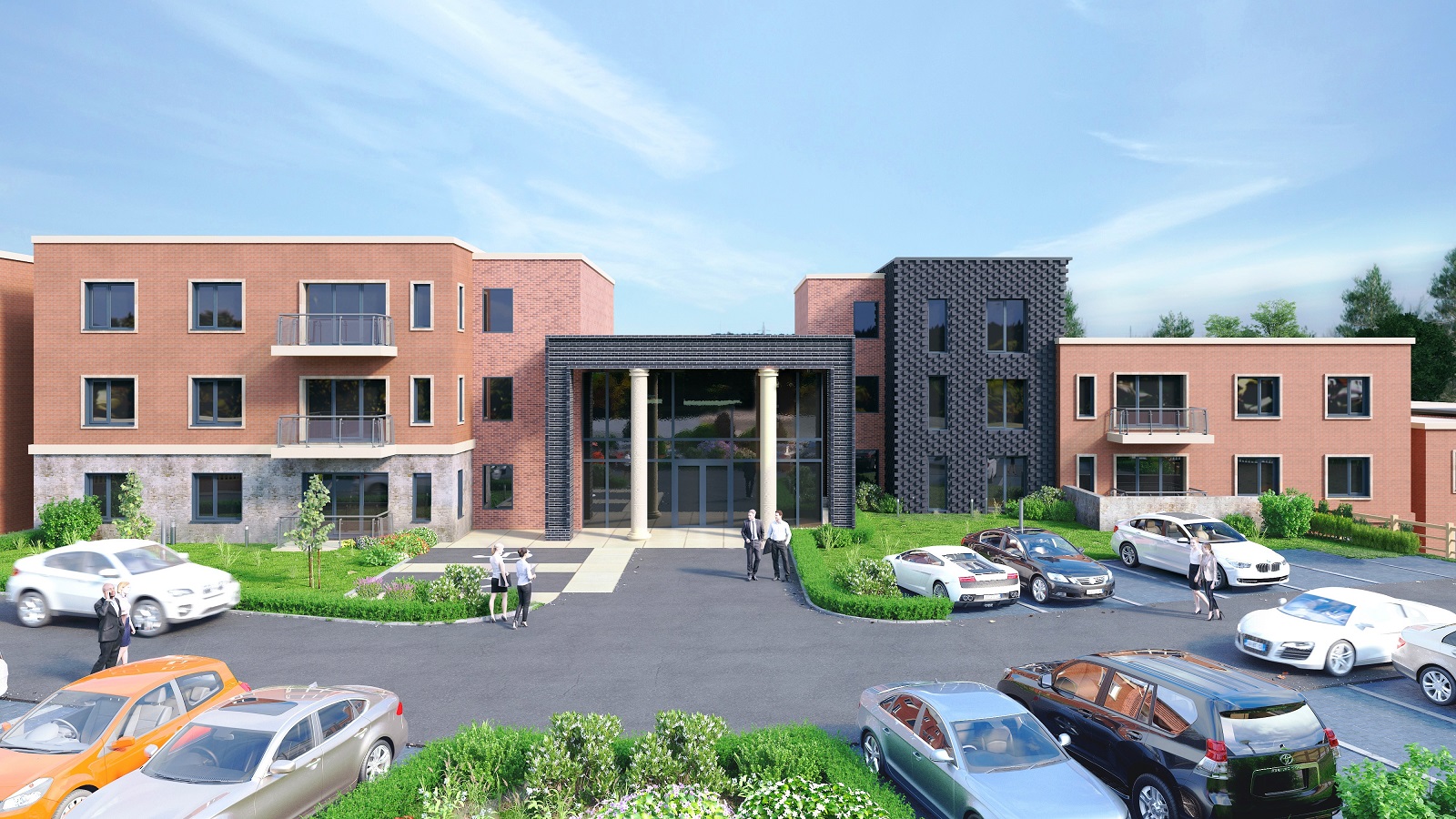 Apartment complex CGI