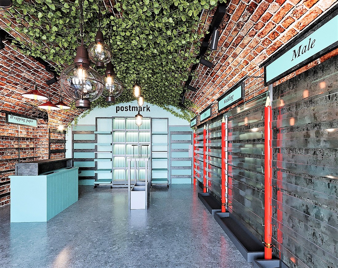 Retail shop interior CGI's.