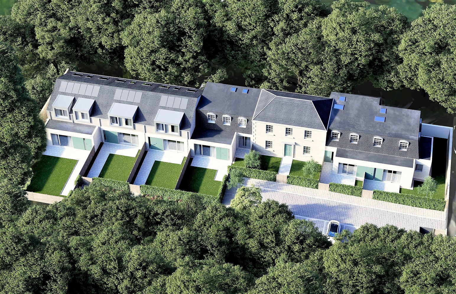 The Walled Garden Edinburgh interior and exterior CGI's.