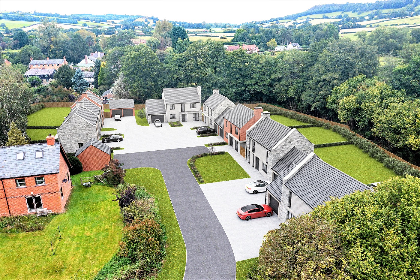 Contemporary property designs development CGI's.