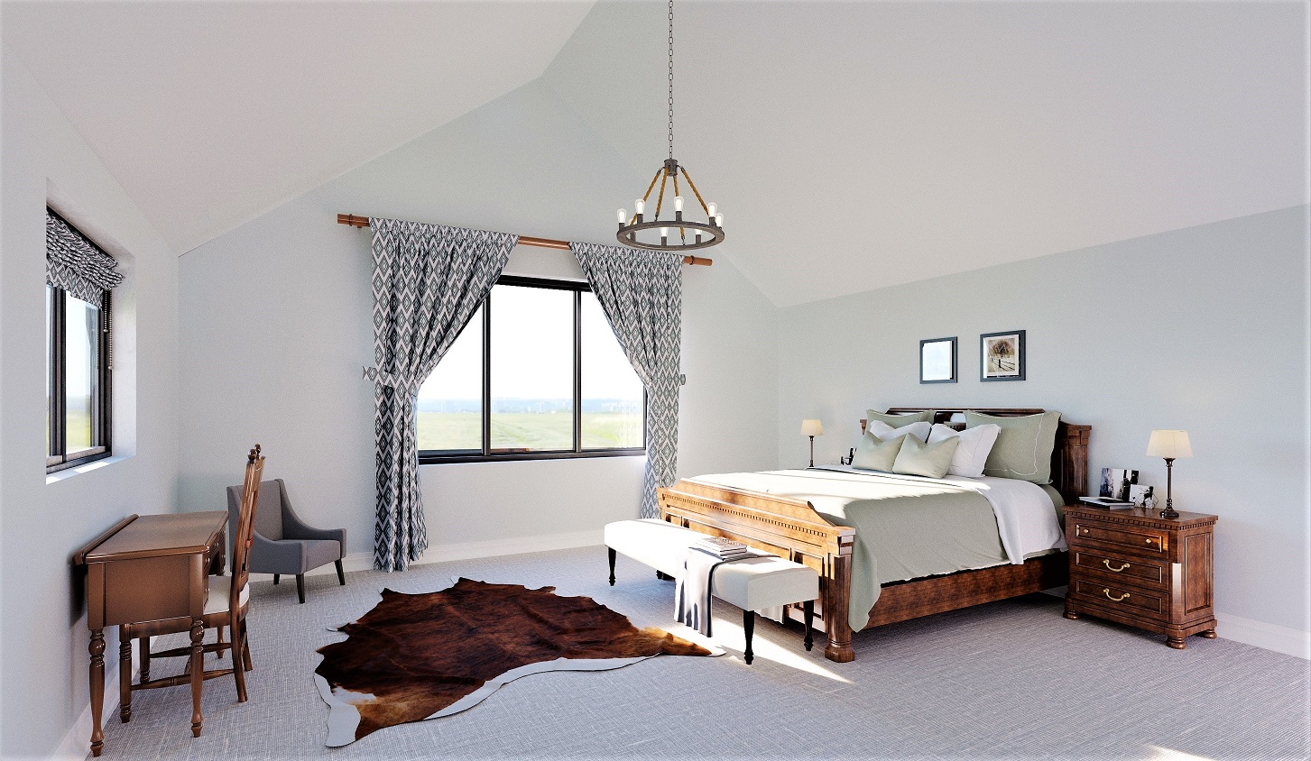 Master bedroom CGI