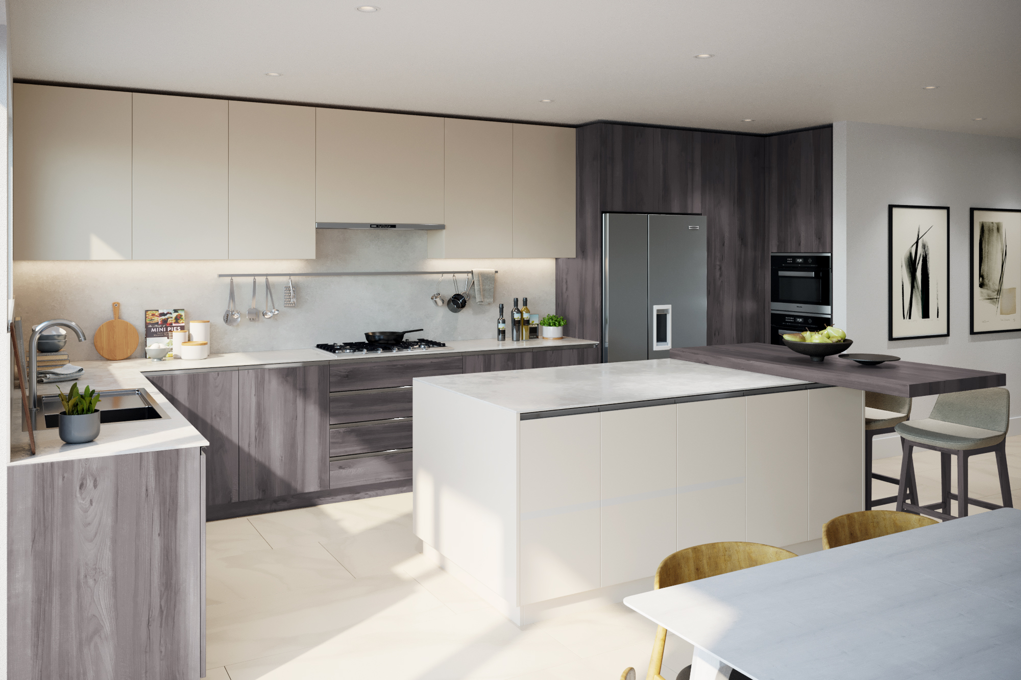 Kitchen design CGI