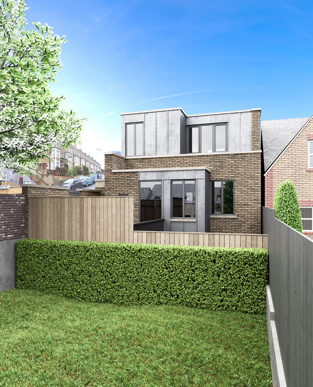 Architectural designed house CGI
