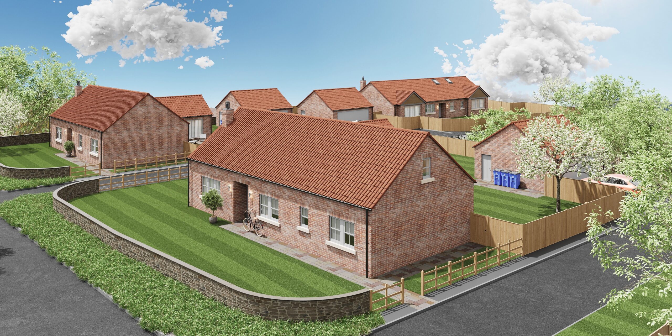 Exclusive development of 3 house designs